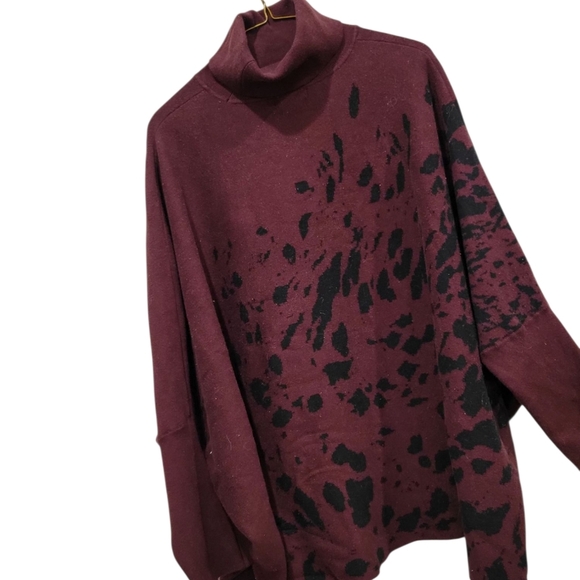 Womans Large Alfani Bat Wing Turtleneck Pullover Sweater - Picture 5 of 6